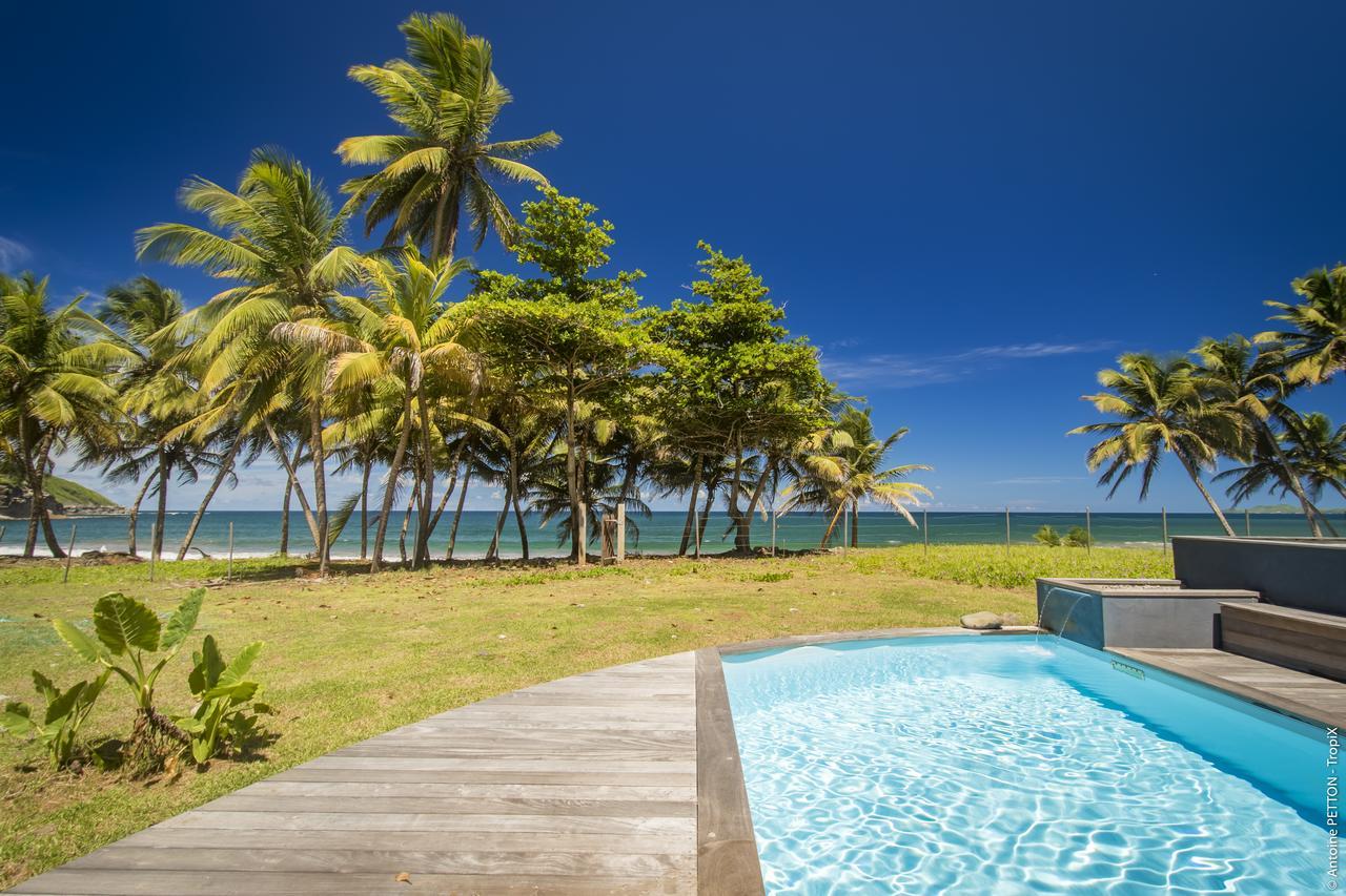 Maison D'O Baie De Saint-Jacques, Sur Une Plage Sauvage Sainte Marie Bagian luar foto
